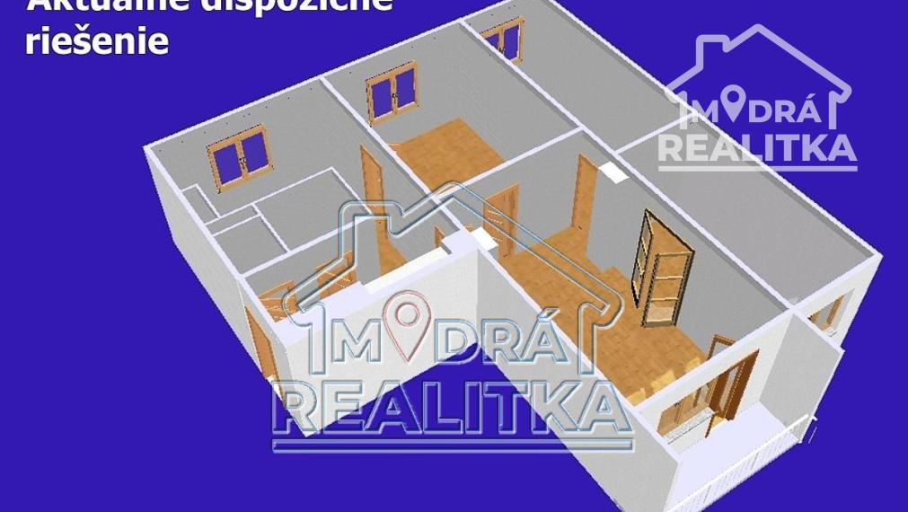 Predané - 4 izbový slnečný byt na Sídlisku IIA