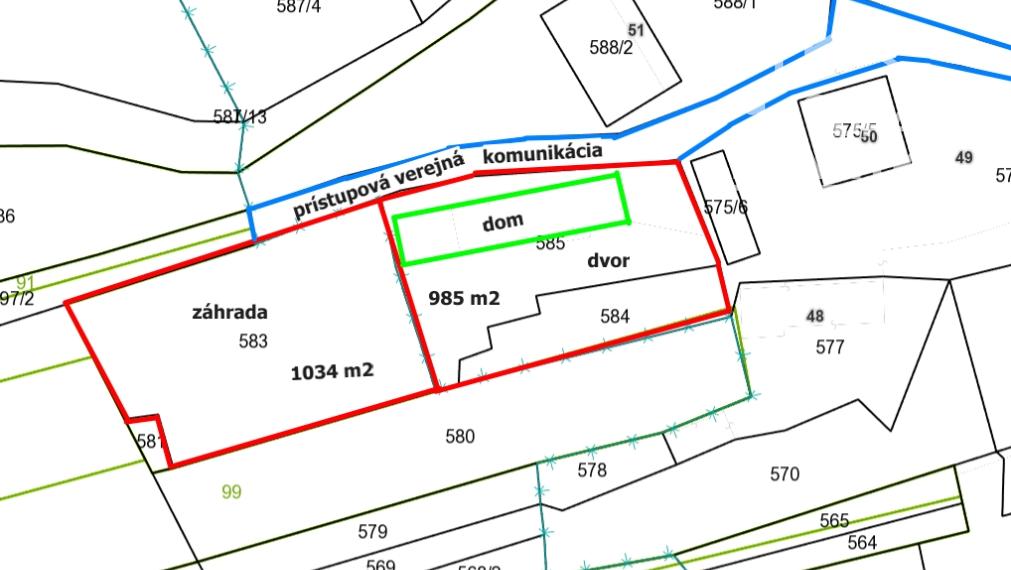 Chalupa na samote s dvoma  pozemkami – Pichne, okres Snina