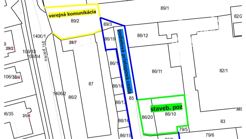 Pozemok na predaj – Stražské, blízko centra mesta