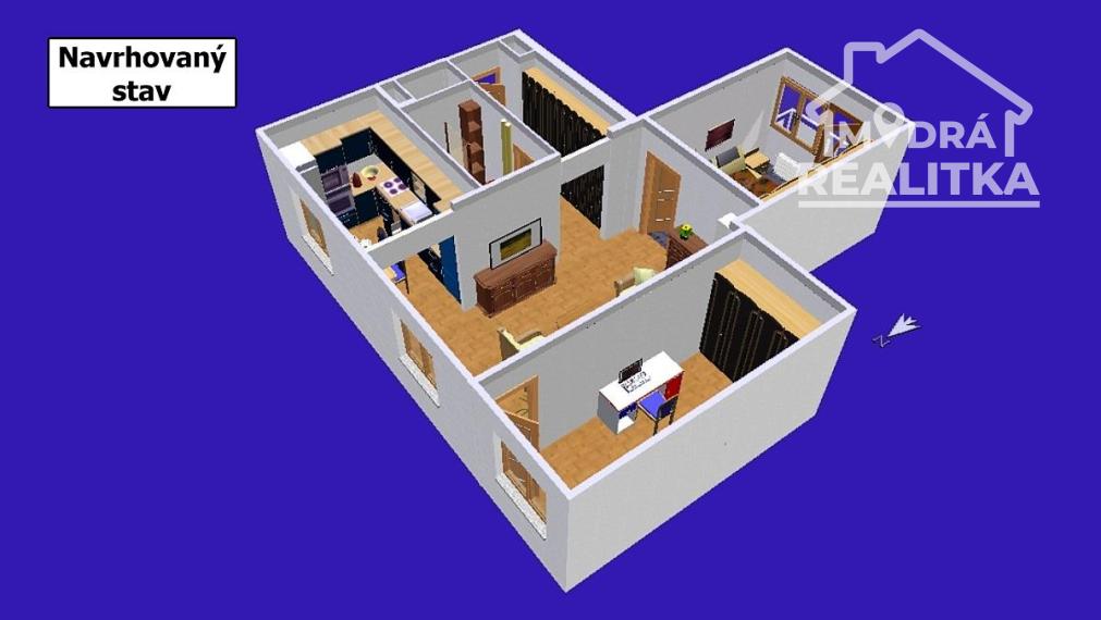 3-izbový tehlový byt v Humennom na predaj – výborná poloha a potenciál!