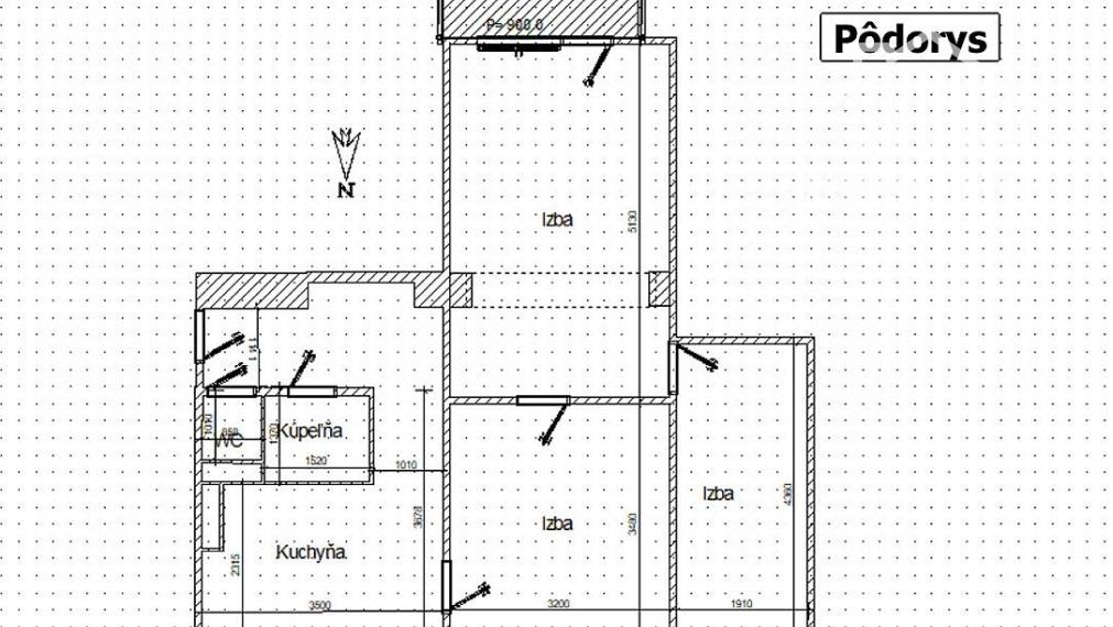 3-izbový tehlový byt v Humennom na predaj – výborná poloha a potenciál!