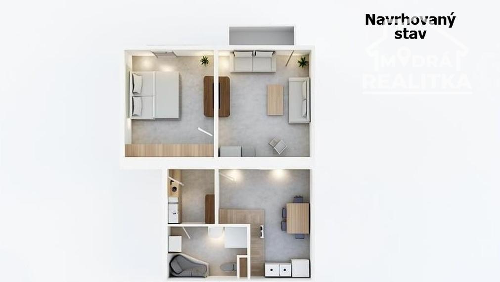 NA PREDAJ: 2-izbový byt s balkónom na Sídlisku I – ideálny na rekonštrukciu