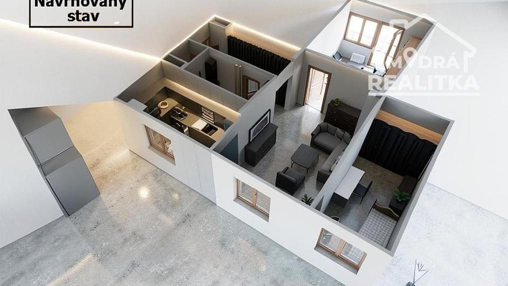 3-IZBOVÝ BYT 71 m² S BALKÓNOM A PIVNICOU – V Centre HUMENNÉHO