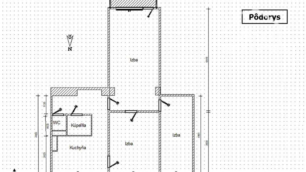 3-IZBOVÝ BYT 71 m² S BALKÓNOM A PIVNICOU – V Centre HUMENNÉHO