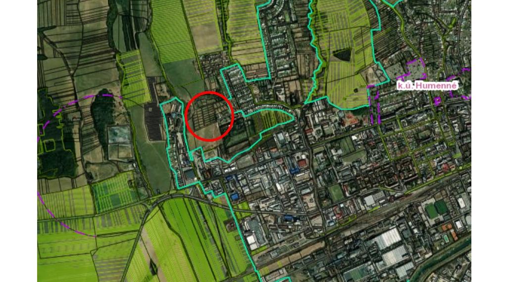 Pozemok za dobrú cenu v Humennom