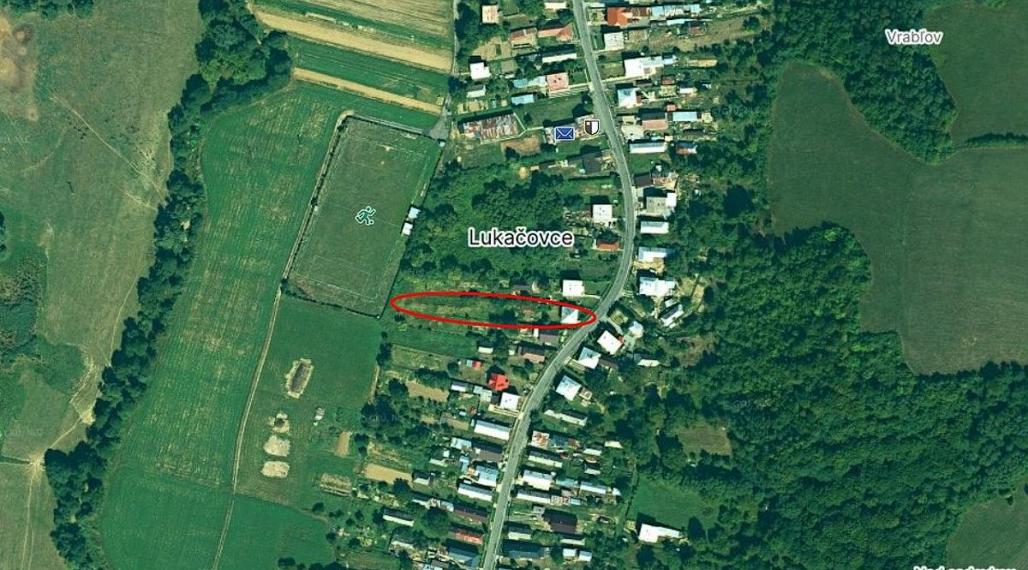 Pozemok v Lukačovciach na predaj