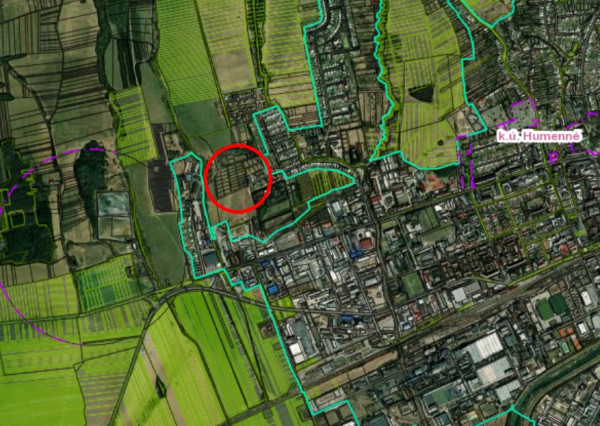 Pozemok za dobrú cenu v Humennom