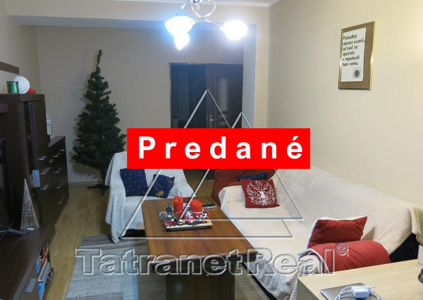 Zariadený 2 izbový byt v centre na predaj