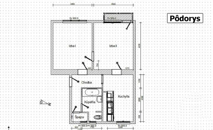 NA PREDAJ: 2-izbový byt s balkónom na Sídlisku I – ideálny na rekonštrukciu - fotografia 11