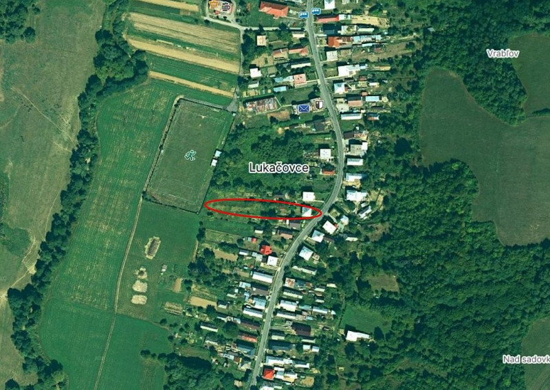 Predané - pozemok v Lukačovciach