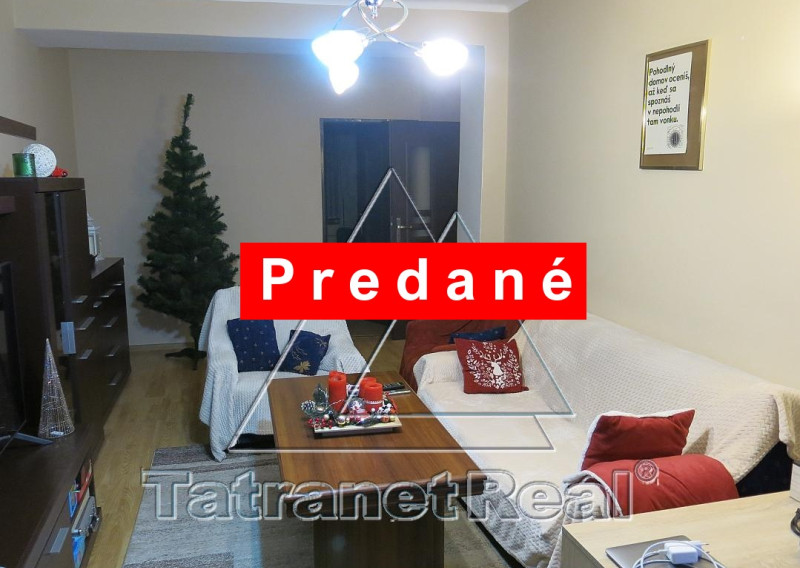 Zariadený 2 izbový byt v centre na predaj
